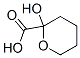 2H-Pyran-2-carboxylic acid, tetrahydro-2-hydroxy- (9CI) 结构式