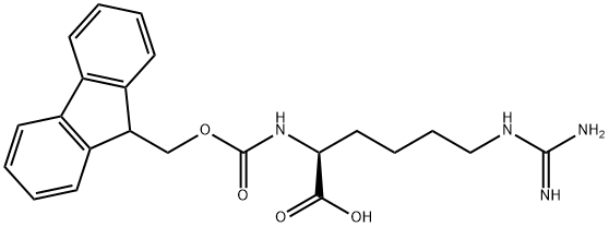 芴甲氧羰基-L-高精氨酸 结构式