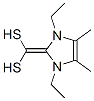 Methanedithiol, (1,3-diethyl-1,3-dihydro-4,5-dimethyl-2H-imidazol-2-ylidene)- (9CI) 结构式