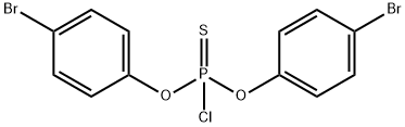 硫代氯磷酸二对溴苯酯 结构式