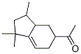 1-(2,3,3a,4,5,6-hexahydro-1,1,3-trimethyl-1H-inden-5-yl)ethan-1-one 结构式