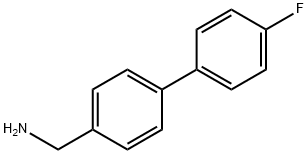 4'-氟联苯基-4-甲胺 结构式