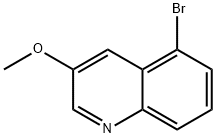 5-溴-3-甲氧基喹啉 结构式