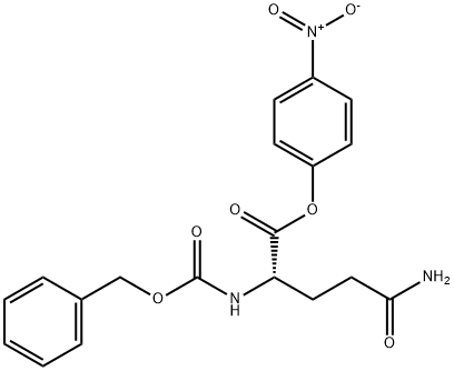 Z-谷氨酰胺对硝基苯酯 结构式