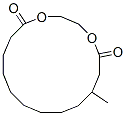 7-methyl-1,4-dioxacyclohexadecane-5,16-dione 结构式