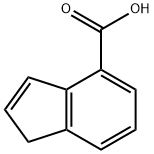 1H-茚-4-羧酸 结构式