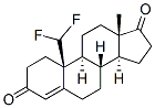 19,19-difluoroandrost-4-ene-3,17-dione 结构式