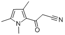 1H-Pyrrole-2-propanenitrile,1,3,5-trimethyl--bta--oxo-(9CI) 结构式