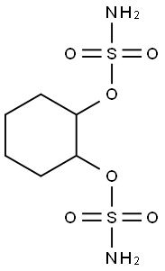 1,2-disulfamoyloxycyclohexane 结构式