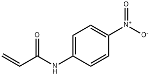 N-(4-硝基苯基)丙烯酰基酰胺 结构式