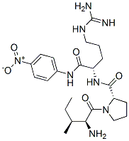 isoleucyl-prolyl-arginine-4-nitroanilide 结构式