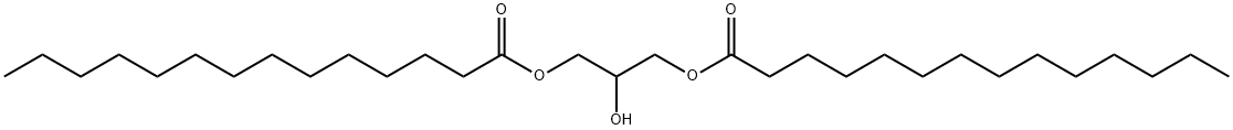 1,3-二肉豆蔻酰基甘油 结构式