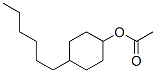 (4-hexylcyclohexyl) acetate 结构式