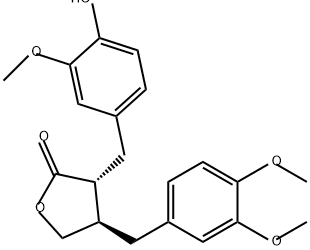 牛蒡子苷元 结构式