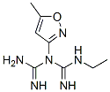 Imidodicarbonimidic diamide, N-ethyl-N-(5-methyl-3-isoxazolyl)- (9CI) 结构式