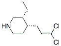 Piperidine, 4-(3,3-dichloro-2-propenyl)-3-ethyl-, cis- (9CI) 结构式