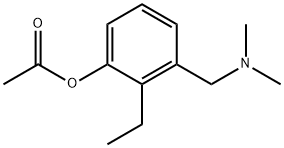 Phenol, 3-[(dimethylamino)methyl]-2-ethyl-, acetate (ester) (9CI) 结构式