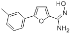 2-Furancarboximidamide,N-hydroxy-5-(3-methylphenyl)- 结构式