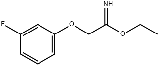 Ethanimidic acid, 2-(3-fluorophenoxy)-, ethyl ester (9CI) 结构式