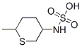 Sulfamic acid, (tetrahydro-6-methyl-2H-thiopyran-3-yl)- (9CI) 结构式