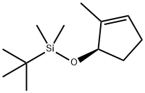 Silane, (1,1-dimethylethyl)dimethyl[[(1R)-2-methyl-2-cyclopenten-1-yl]oxy]- (9CI) 结构式