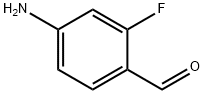 4-氨基-2-氟苯甲醛 结构式