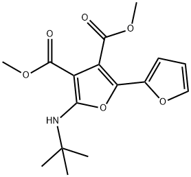 [2,2-Bifuran]-3,4-dicarboxylic  acid,  5-[(1,1-dimethylethyl)amino]-,  dimethyl  ester  (9CI) 结构式