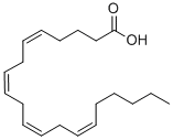 5,8,11,14-Eicosatetraenoicacid(7CI,8CI,9CI) 结构式