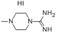 4-甲基哌嗪-1-羧酰亚胺 氢碘化物 结构式