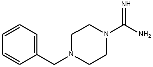 4-苄基哌嗪-1-甲脒 结构式