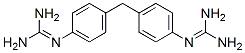 2,2'-[Methylenebis(p-phenylene)]bis(guanidine) 结构式