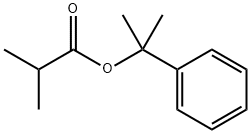 1-methyl-1-phenylethyl isobutyrate 结构式