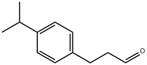 4-(1-甲乙基)苯丙醛 结构式