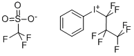 (全氟正丙基)苯基碘三氟甲烷磺酸盐 结构式