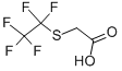 Pentafluoroethylthioacetic acid 结构式
