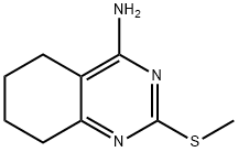 2-(Methylsulfanyl)-5,6,7,8-tetrahydroquinazolin-4-
aMine 结构式