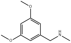 1-(3,5-二甲氧基苯基)-N-甲基甲胺 结构式
