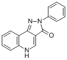 2-phenylpyrazolo(4,3-c)quinolin-3(5H)-one 结构式