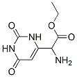 4-Pyrimidineacetic acid, alpha-amino-1,2,3,6-tetrahydro-2,6-dioxo-, ethyl ester (9CI) 结构式