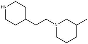 Piperidine, 3-methyl-1-[2-(4-piperidinyl)ethyl]- (9CI) 结构式