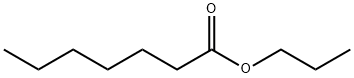 庚酸丙酯 结构式