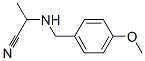 Propanenitrile, 2-[[(4-methoxyphenyl)methyl]amino]- (9CI) 结构式