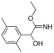 Benzeneethanimidic  acid,  -alpha--hydroxy-2,5-dimethyl-,  ethyl  ester  (9CI) 结构式