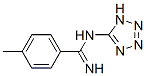 Benzenecarboximidamide, 4-methyl-N-1H-tetrazol-5-yl- (9CI) 结构式