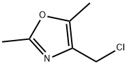 4-(氯甲基)-2,5-二甲基-1,3-氧唑 结构式