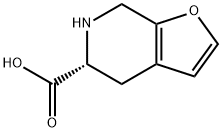 Furo[2,3-c]pyridine-5-carboxylic acid, 4,5,6,7-tetrahydro-, (R)- (9CI) 结构式