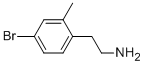 Benzeneethanamine, 4-bromo-2-methyl- (9CI) 结构式