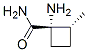 Cyclobutanecarboxamide, 1-amino-2-methyl-, (1S,2R)- (9CI) 结构式