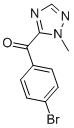 (4-BROMOPHENYL)(1-METHYL-1H-1,2,4-TRIAZOL-5-YL)METHANONE 结构式