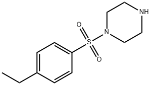 1-(4-乙基苯基)磺酰基哌嗪 结构式